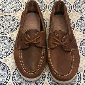 Sperry Men's Tan Leather Boat Shoes
